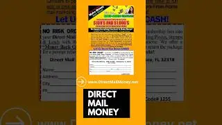 Direct Mail Money | The Best Direct Mail Money Program #directmail #directmailmoney