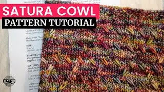 Satura Cowl (Easy Cowl Knitting Pattern Tutorial - FREE PATTERN)