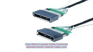 60 Pin Micro Coaxial Cable Bom Optimization Imaging Micro-Coax Brazil Distributor Chassis Cable Asse