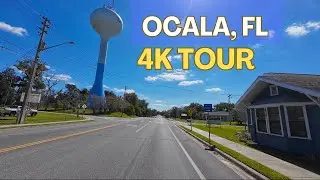 Ocala Florida 4K Tour - Calm Neighborhood and Tuscawilla Park