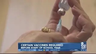 Vaccinations required for students ahead of new school year