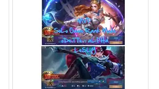 MVP Solo Game Rank Mode Odette Alpha Lesly | MLBB