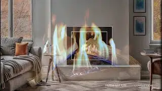 Celena Mk3 Gas Fire | Luxury Glass Fronted Fire from The Collection by Michael Miller