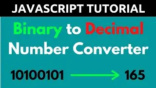 Learn How to Convert Binary number to a Decimal number In Javascript in Hindi