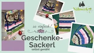 Geschenkesackerl zur Stoffreste Verwertung
