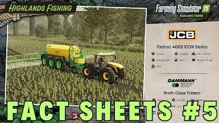 Co nowego w Farming Simulator 25? Zobacz sam! FACT SHEETS📝5 - Highland Fishing DLC do FS 25
