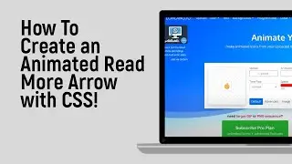 How to Create an Animated Read More Arrow with CSS [easy]