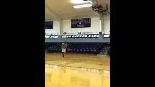 Pep dunk after workouts!