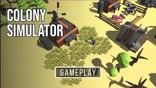 Colony Simulator Gameplay HD | Steam Game PC | No Commentary