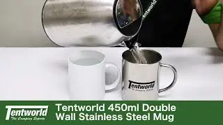 Tentworld 450ml Double Wall Stainless Steel Mug | Benefits, Close Look, Demo & Review