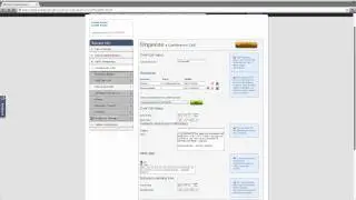 Axiatel's Conference Call service settings
