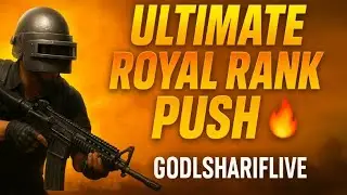 BGMI LIVE | ULTIMATE ROYALE RANK PUSH | GodLSharifLIVE