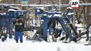 Snow no obstacle to outdoor exercise in Kiev