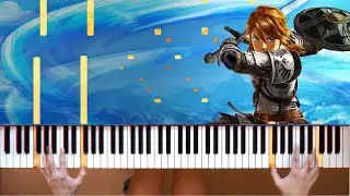 The Battle of Hyrule Field - Hyrule Warriors: Age of Calamity [Piano Tutorial][How To Play][Zelda]