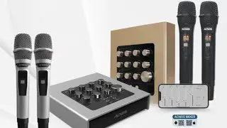 Mic Kh&ocirc;ng D&acirc;y T&iacute;ch Hợp Vang số chỉnh cơ & Soundcard Livestream Acnos Mi30U!