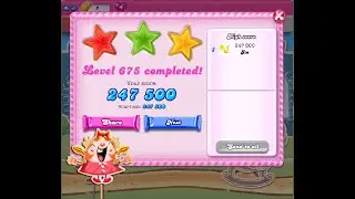 Candy Crush Saga Level 675   ★★★   NO BOOSTER
