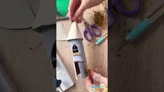 DIY Fairy Houses 🧚&zwj;♀️ | Paper Towel Roll Craft for Kids with Moss, Sticks & Paint!