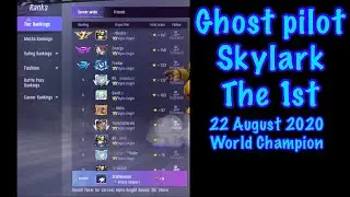 Top 10 Ghost pilot Skylark 1st tier ranking World Champion 20 August 2020 SMC Super Mecha Champions