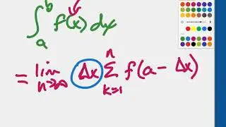 6.3 - Riemann Sums to Definite Integrals - Level 2 Example