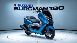 Наконец-то состоялся запуск Suzuki Burgman 180 2025 года! Этот премиальный скутер меняет всё.