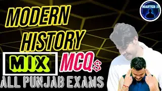 MIX Questions || Part 6 || Modern History || MCQ || Topic Wise @masterji1981