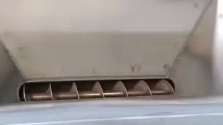 small screw conveyor with a silo