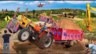 Tractor Trolley 3D Mahindra &mdash; Indian Tractor wlaa &mdash; Tractor wala game