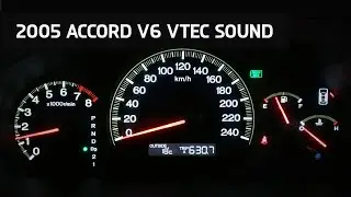 2005 Honda Accord V6 0-100km/h *with loud VTEC*