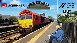 DB Schenker - 66117 drags 60103 Flying Scotsman