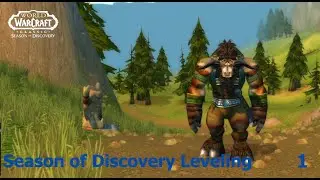 WoW Classic Season of Discovery Fresh Start - Tauren Shaman Tank Leveling - Part 1