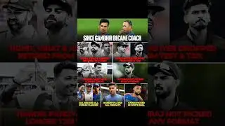 Since Gambhir took over as Team India head coach big changes have shaken Indian#trending#shorts