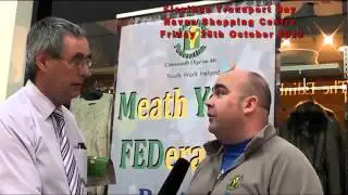 Peter Mulligan Meath Youth Federation talks to Meathtv com at Flexibus Transport Day