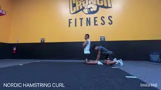 Partner Workout Block #2: Nordic hamstring curl, partner reaction lunges, leg throws, partner squats