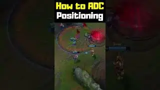 Как позиционировать ADC &mdash; League of Legends #шорты