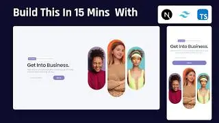 Build This Hero Section in 15 Minutes | Next.js + Tailwind + TypeScript