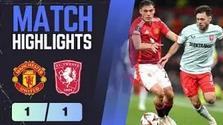 Man united vs twente 1-1 full highlights