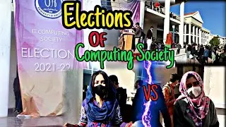 Elections in UOH | Computing Society | University of haripur | Vlog#72