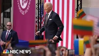 Biden attends U.S.-Nordic summit following two-day NATO meeting