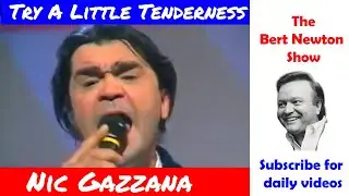 Ник Газзана поёт «Try A Little Tenderness» на шоу Берта Ньютона — 1989