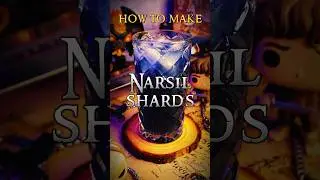 Narsil Shards (A cocktail inspired by LOTR) #shorts #lordoftherings #boromir #tolkien #seanbean