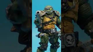 JOYTOY 1/18 TMNT SLASH #teenagemutantninjaturtles #JOYTOY #TMNT #figureout #actionfigures #toys
