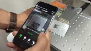 QR Code laser marking,fiber laser marking machine