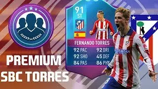 91 Rated Premium SBC Fernando Torres Review!!! || Fifa 17