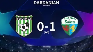 KF Feronikeli vs. The New Saints [0-1] Agg: (2-3) | Champions League 2019/20