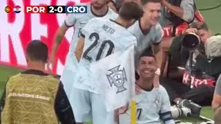 Portugal vs Croatia 21 HIGHLIGHTS Cristiano Ronaldo in tears after scoring 900th goal 7