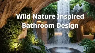 Wild Nature Inspired Bathroom Design | Luxury Eco Bathroom Trend 2025 | Jungle Spa Living