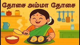தோசை அம்மா தோசை song | Tamil Rhymes for Kids | Dosa Song with Animation | Kids Zone