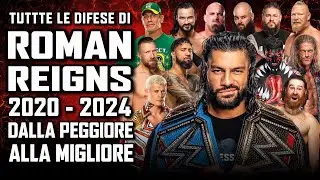 Tutte le difese di Roman Reigns dalla PEGGIORE alla MIGLIORE (Campione WWE Universale 2020-2024)