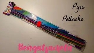 Pyro Peitsche (bengalische Fackeln) von Weco Feuerwerk 