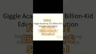 Giggle Academy CZ&rsquo;s Billion Kid Education Revolution Free Soul-based Token